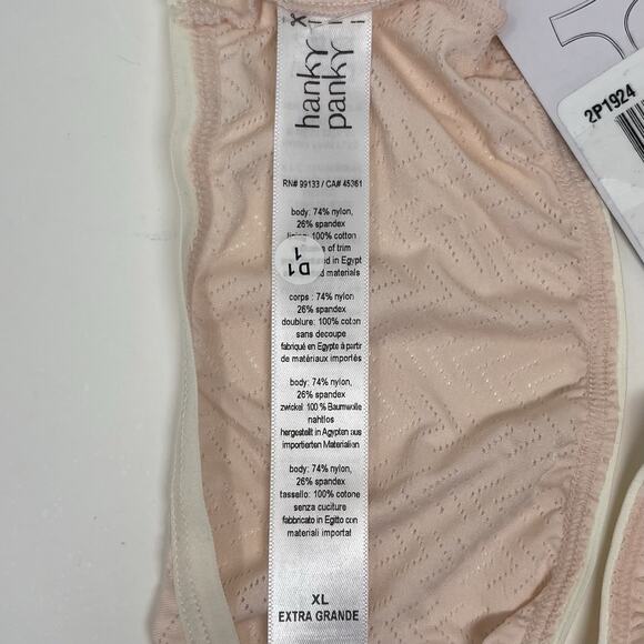Hanky Panky Thong Panty Womens 2 Pack Size XL Assorted MoveCalm Hi Rise NWT - Picture 3 of 13